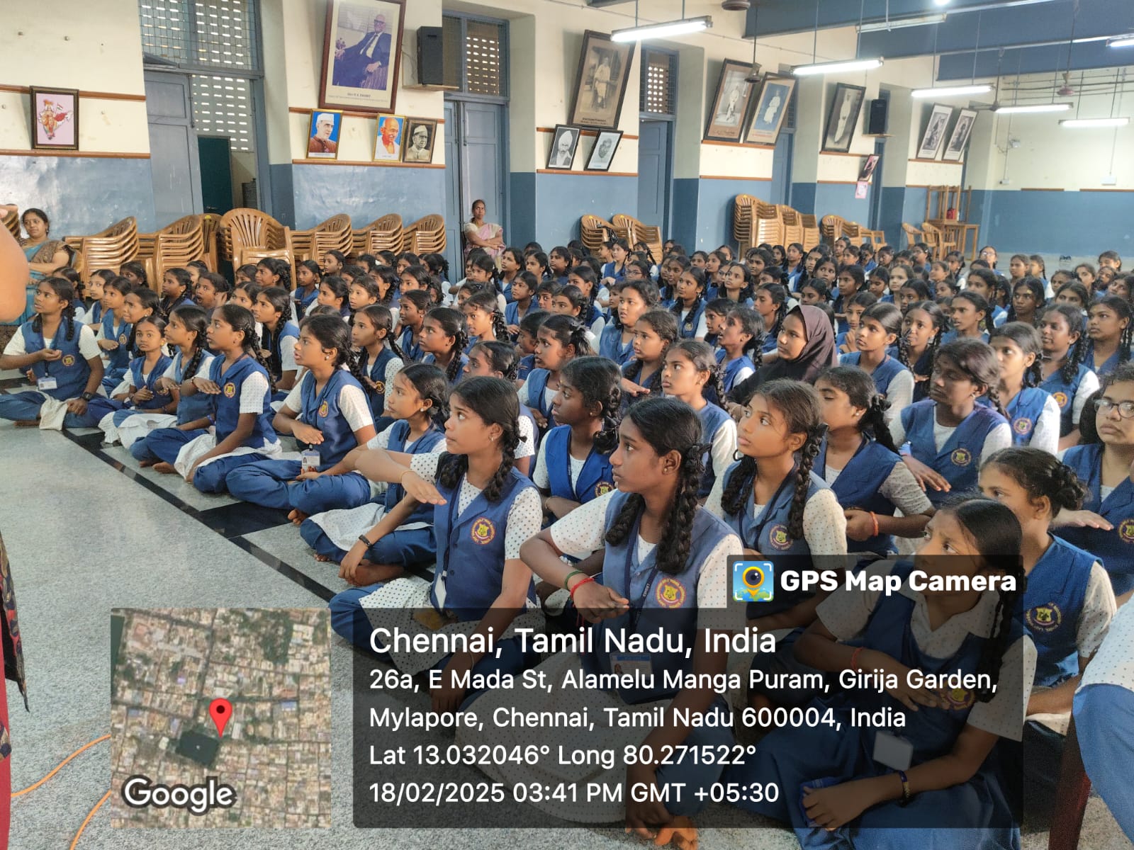 LiFE Mission Awareness Programme under the seven themes at Lady Sivaswamy Ayyar Girls’ Higher Second